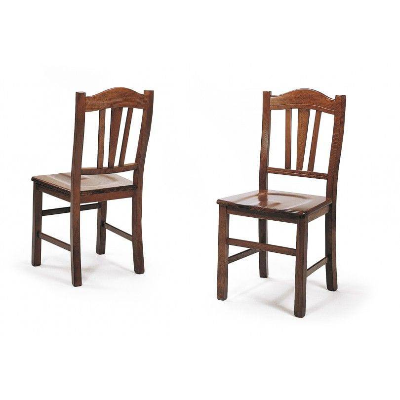 Sedia Castellana La Seggiola in legno con schienale alto e seduta imbottita, design elegante e moderno.