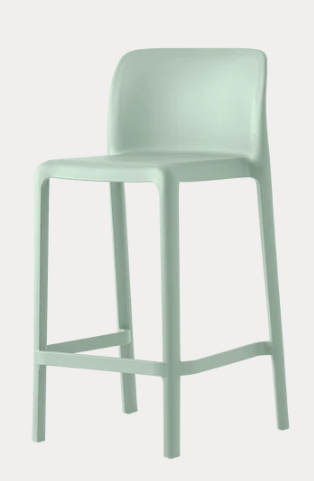 Sgabello da cucina Connubia Bayo in stile moderno con finitura opaca, seduta comoda e design elegante per ambienti domestici