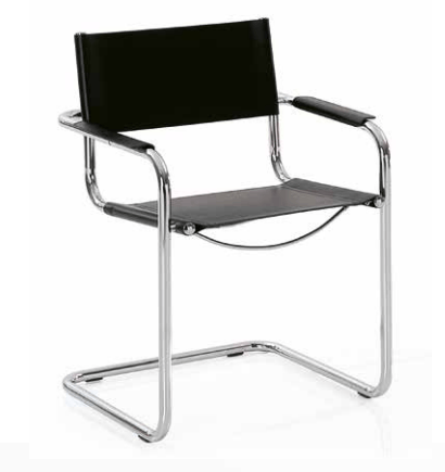 Sedia da ufficio Delta La Seggiola con schienale ergonomico e seduta comoda, in stile moderno, colore nero.