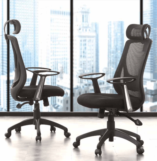 Poltrona da ufficio Gravity di La Seggiola con schienale alto e braccioli, imbottita e ergonomica per il massimo comfort.