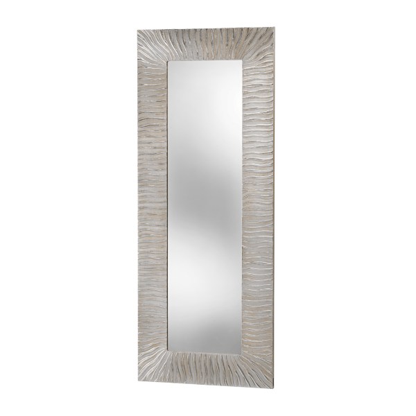 Specchiera Onde Pintdecor con design ondulato, riflette con stile e crea un effetto visivo elegante nella stanza.