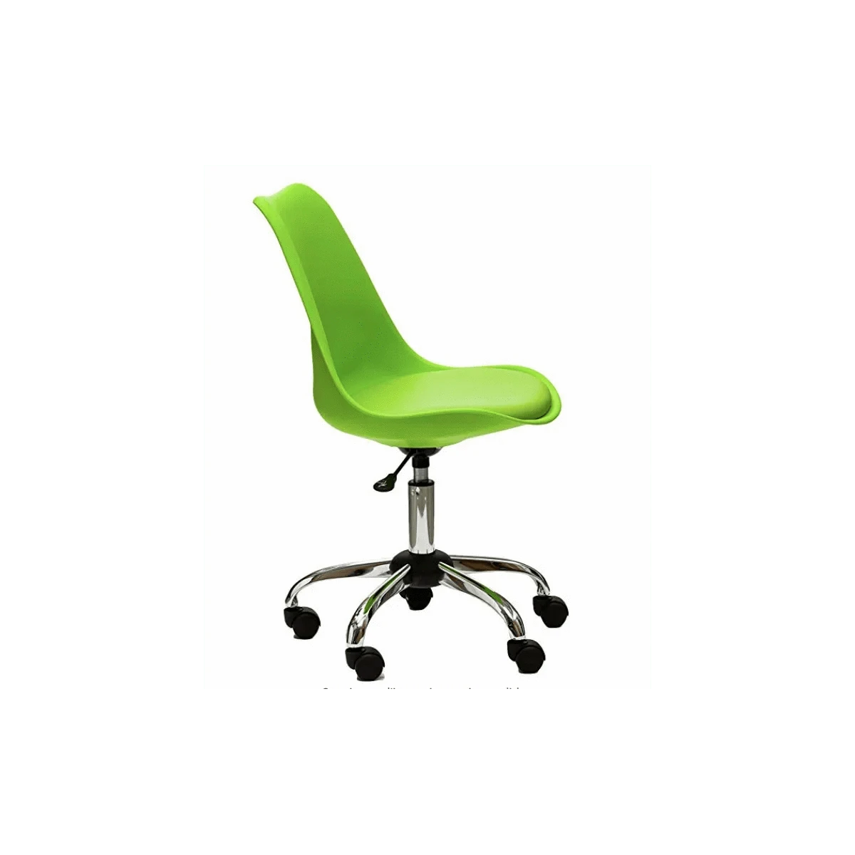 Poltrona da ufficio Tutti Frutti La Seggiola con rivestimento verde, design ergonomico e stile vivace, ideale per l’ufficio.