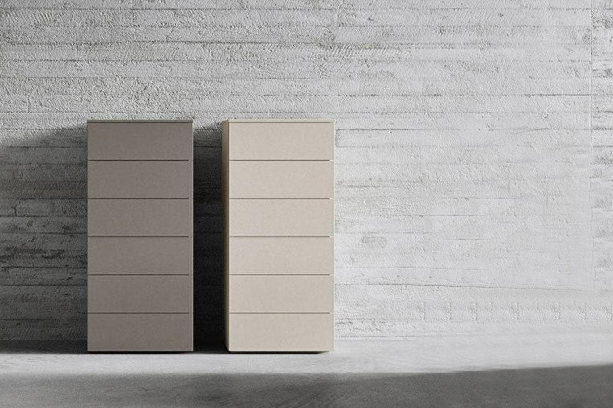 Settimino Atene Cinquanta3, comò e cassettiere in stile moderno con finiture eleganti, progettato da Cinquanta3.