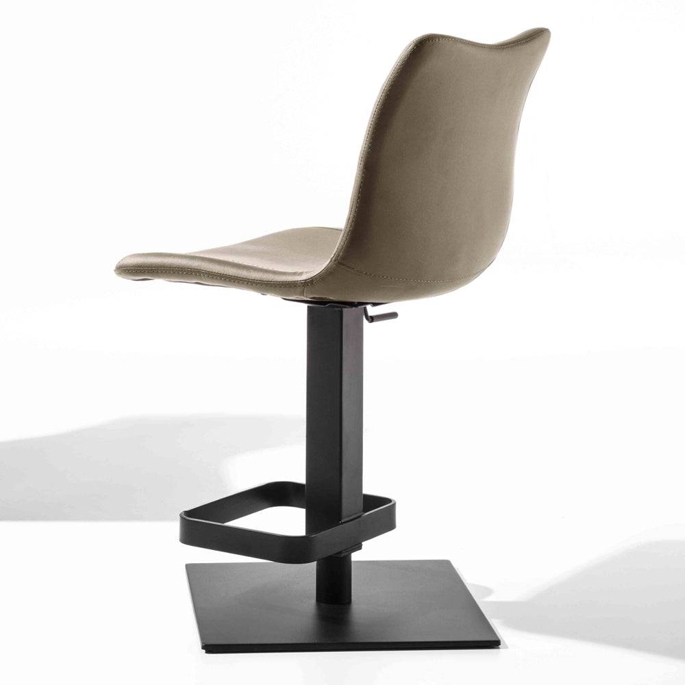Sedia da ufficio Morgan La Seggiola color tortora, design ergonomico e moderno, perfetta per l'ufficio o lo studio.