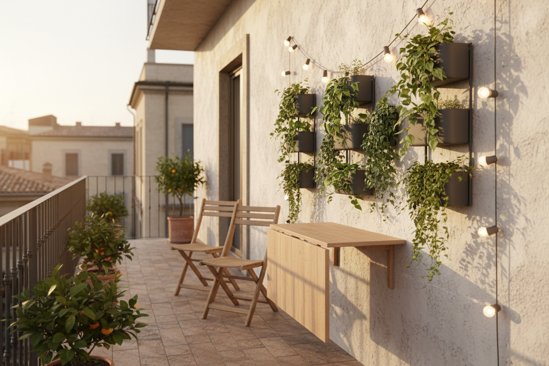 Come arredare un balcone lungo e stretto: idee e misure pratiche