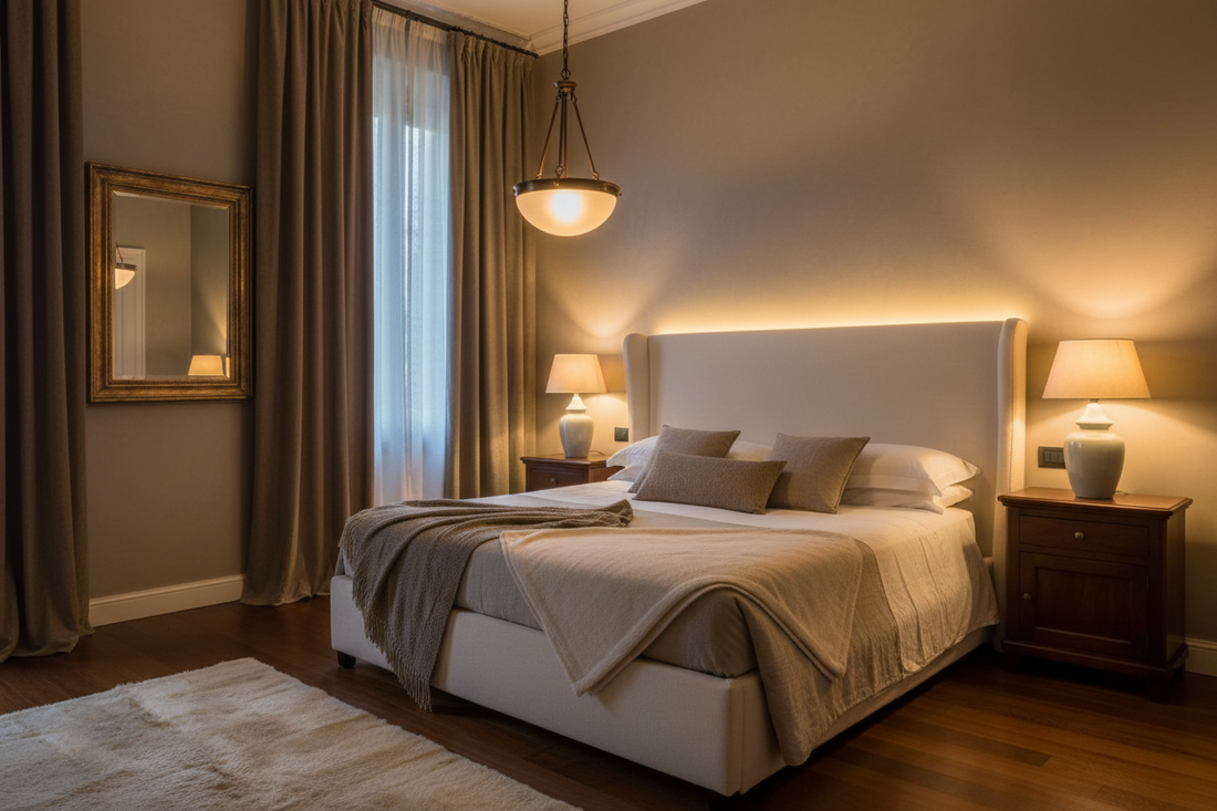 Illuminazione camera da letto: come creare atmosfera e luce funzionale