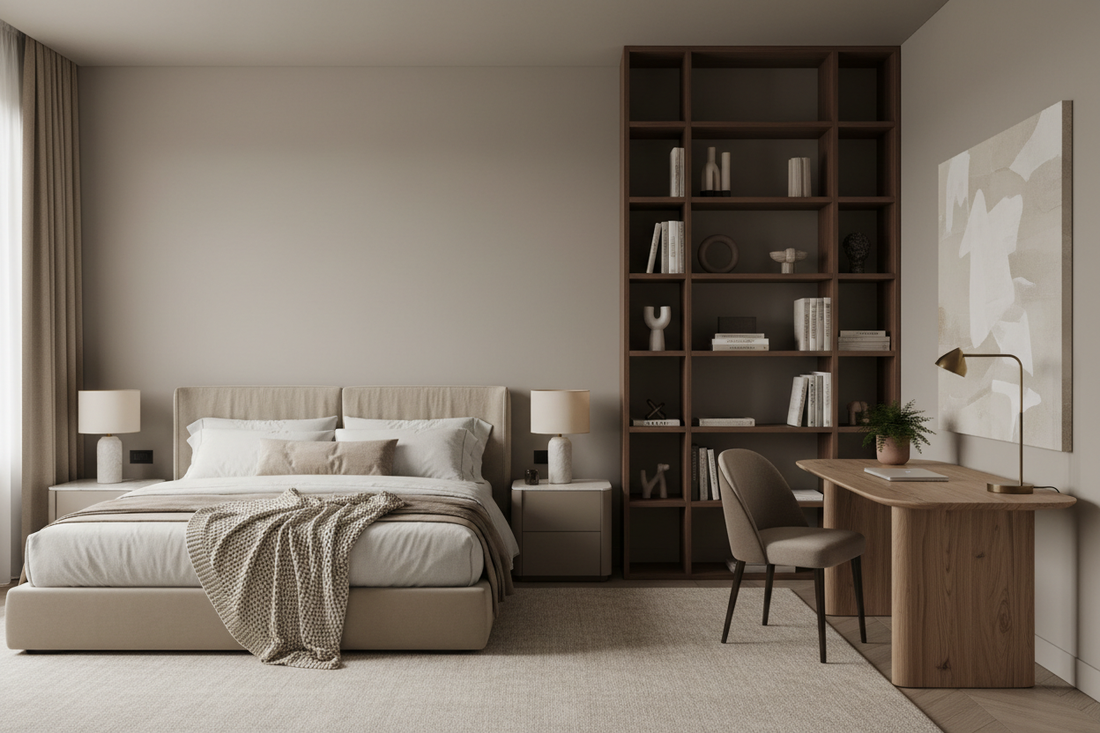 Home office in camera da letto: come separare lavoro e riposo
