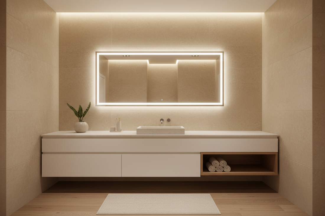 Come scegliere lo specchio bagno giusto: misure, forma e illuminazione