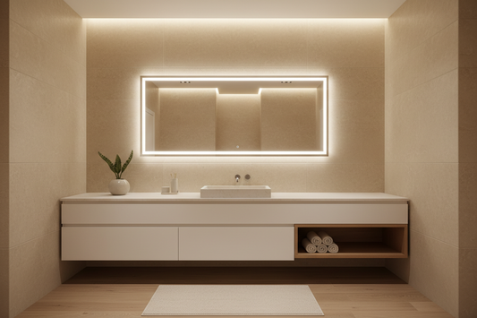 Come scegliere lo specchio bagno giusto: misure, forma e illuminazione