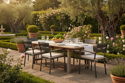 Arredo da giardino: come scegliere tavoli e sedie per l'esterno