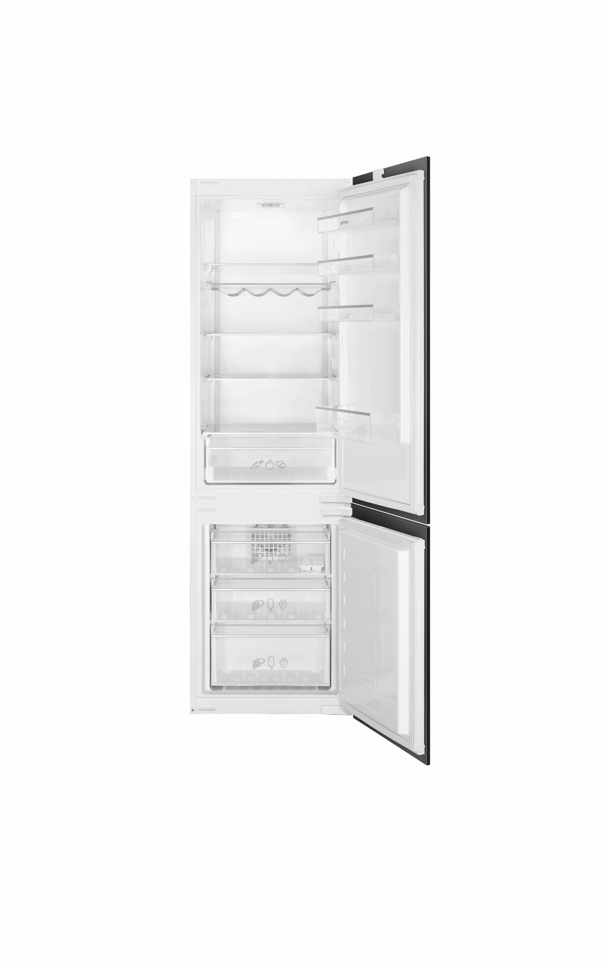 Frigorifero da incasso C3170NE di ArredamentiOnline, elettrodomestico moderno con porte integrate e design elegante.