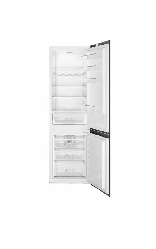 Frigorifero da incasso C3170NE di ArredamentiOnline, elettrodomestico moderno con porte integrate e design elegante.