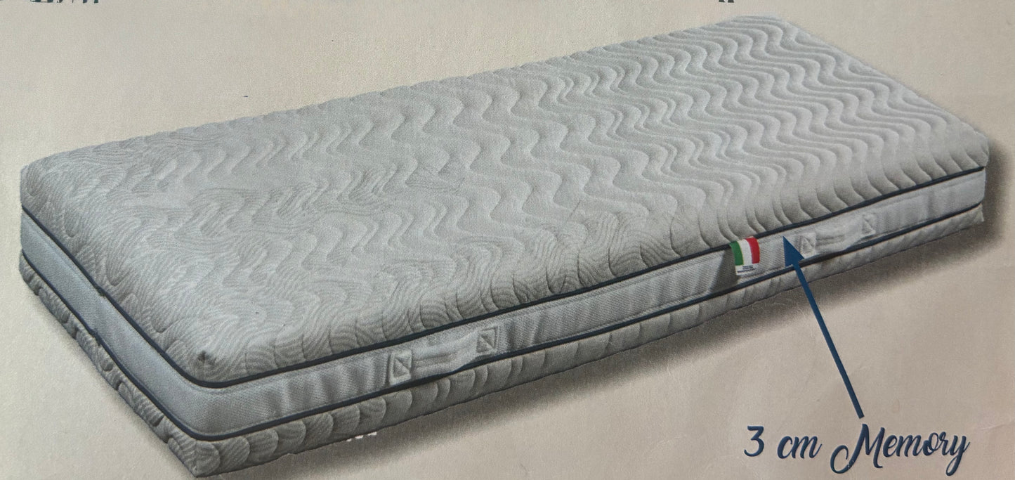 Materasso perla sfoderabile 2 cerniere