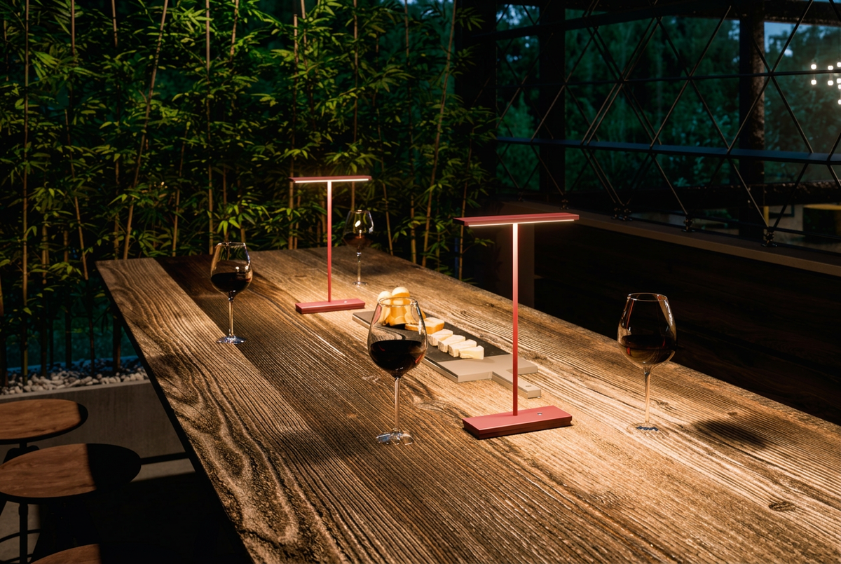 Illuminazione Dubcolor Linea Light, lampada moderna bianca con design minimalista, visibile in immagine con dettagli di montaggio.