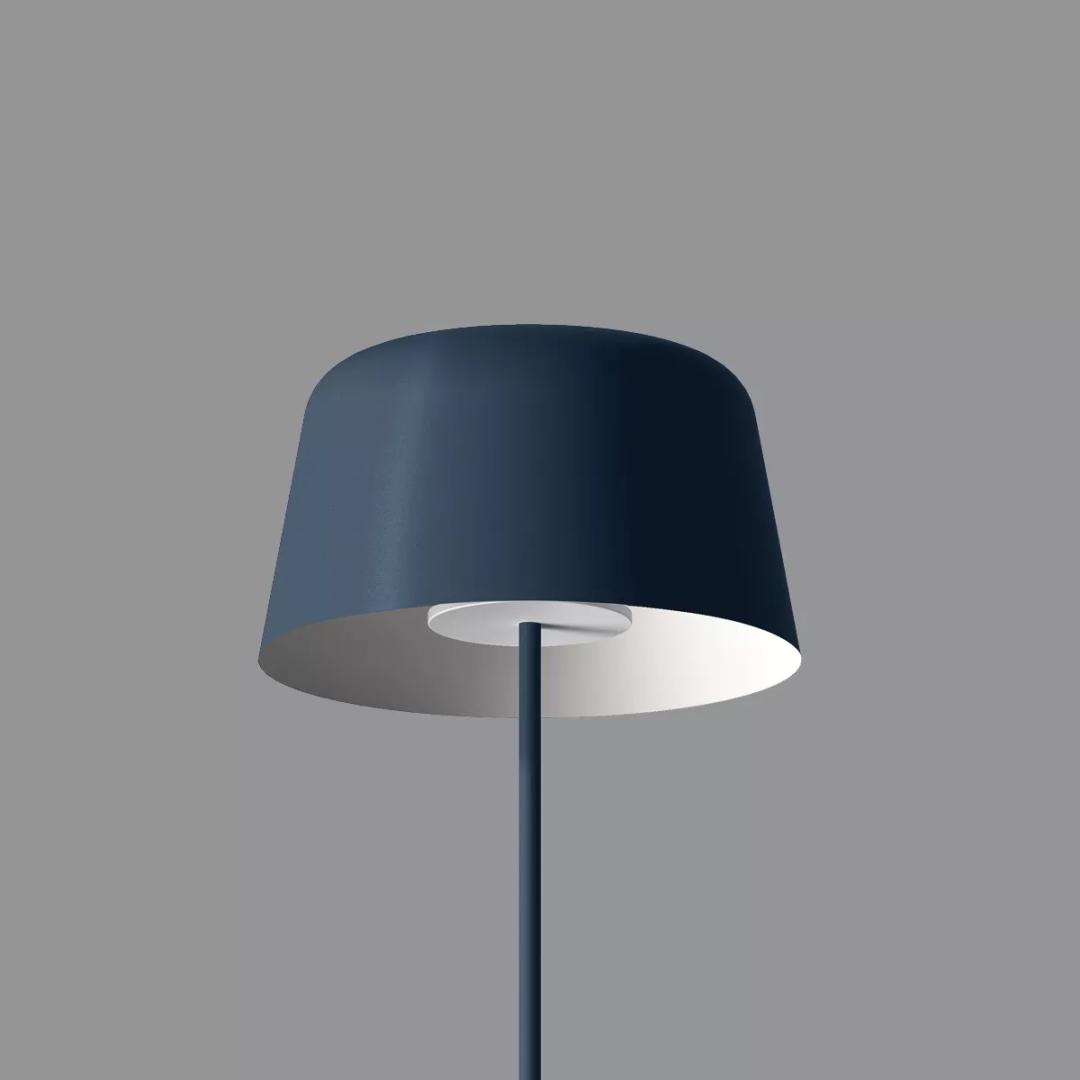 Piantana Delfi Linea Light con design moderno, diffusore luminoso e finiture eleganti, ideale per ambienti interni.