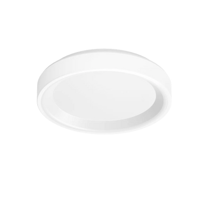 Faro a soffitto Iside Parete Linea Light con design moderno, montato a parete, con finitura bianca e diffusore in vetro.