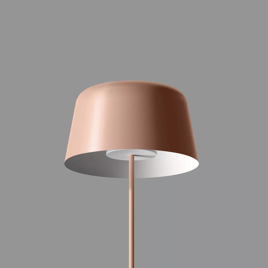 Piantana Delfi della Linea Light con design moderno, illuminazione elegante e finiture in metallo, ideale per ambienti interni.