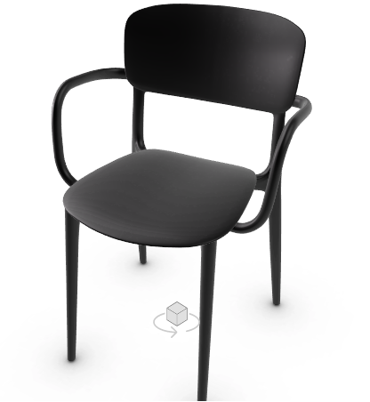 Liberty con braccioli Calligaris